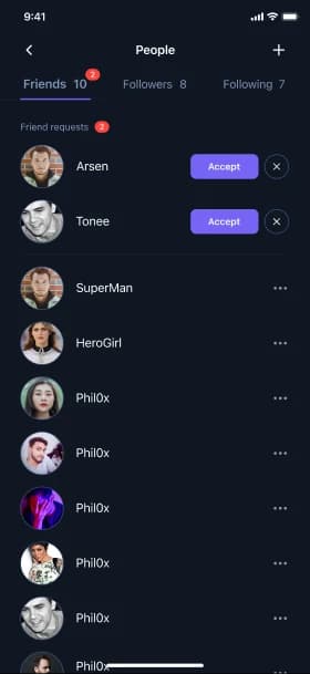 image-Add friends